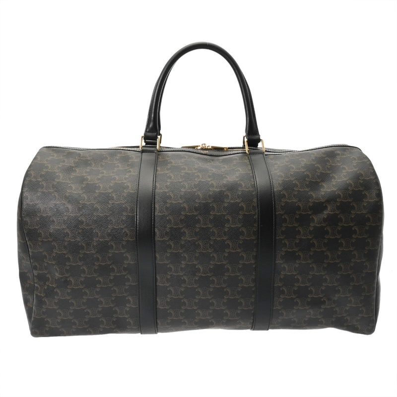 CELINE セリーヌ ラージ トラベルバッグ ブラック レディース ボストンバッグ ABランク 中古 銀蔵