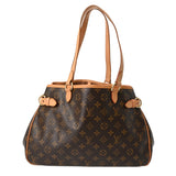 LOUIS VUITTON ルイヴィトン モノグラム バティニョール オリゾンタル ブラウン M51154 レディース モノグラムキャンバス トートバッグ ABランク 中古 銀蔵