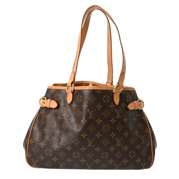 LOUIS VUITTON ルイヴィトン モノグラム バティニョール オリゾンタル ブラウン M51154 レディース モノグラムキャンバス トートバッグ ABランク 中古 銀蔵