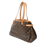 LOUIS VUITTON ルイヴィトン モノグラム バティニョール オリゾンタル ブラウン M51154 レディース モノグラムキャンバス トートバッグ ABランク 中古 銀蔵