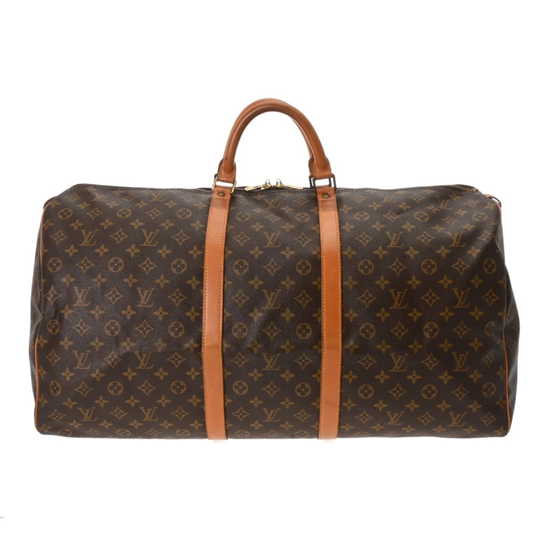 LOUIS VUITTON ルイヴィトン モノグラム キーポル 60 ブラウン M41422 ユニセックス モノグラムキャンバス ボストンバッグ Bランク 中古 銀蔵