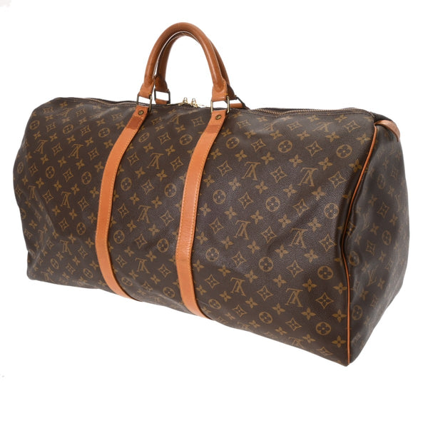 LOUIS VUITTON ルイヴィトン モノグラム キーポル 60 ブラウン M41422 ユニセックス モノグラムキャンバス ボストンバッグ Bランク 中古 銀蔵