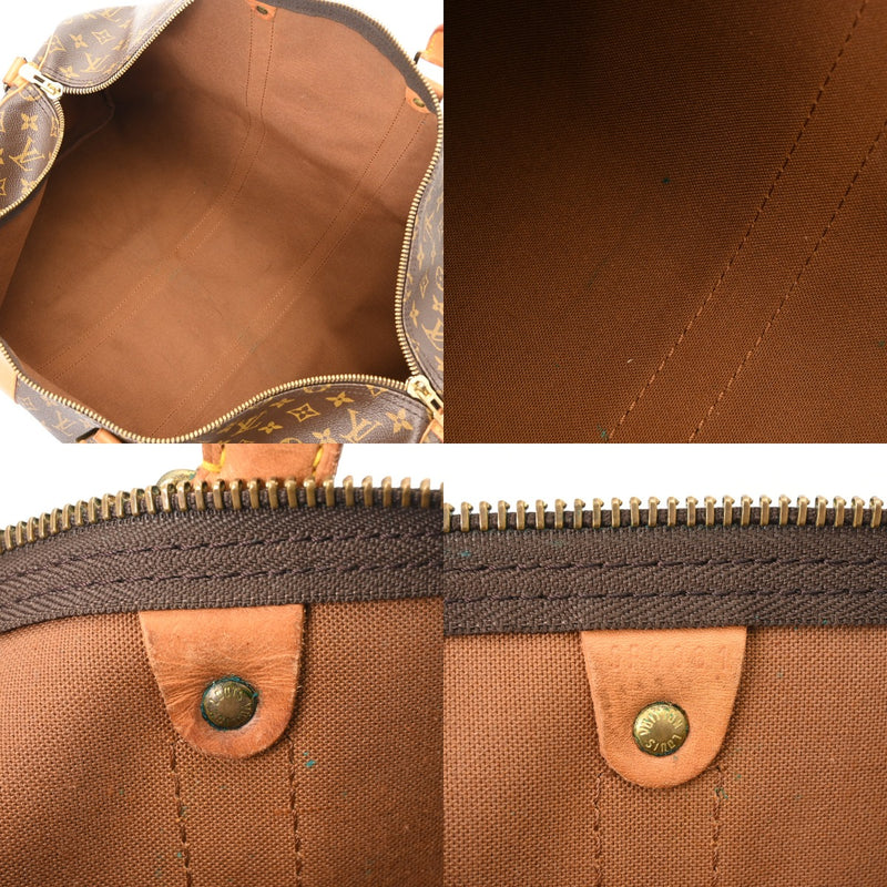LOUIS VUITTON ルイヴィトン モノグラム キーポル バンドリエール 55 ブラウン M41414 ユニセックス モノグラムキャンバス ボストンバッグ Bランク 中古 銀蔵