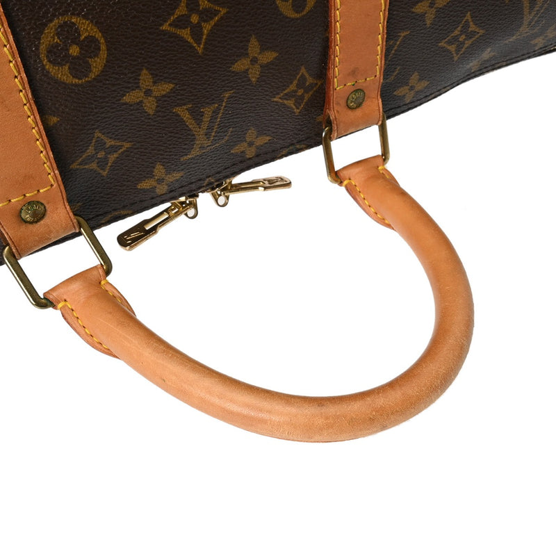 LOUIS VUITTON ルイヴィトン モノグラム キーポル バンドリエール 55 ブラウン M41414 ユニセックス モノグラムキャンバス ボストンバッグ Bランク 中古 銀蔵