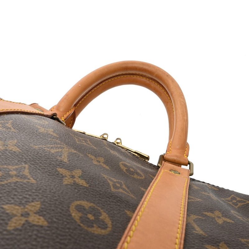 LOUIS VUITTON ルイヴィトン モノグラム キーポル バンドリエール 55 ブラウン M41414 ユニセックス モノグラムキャンバス ボストンバッグ Bランク 中古 銀蔵