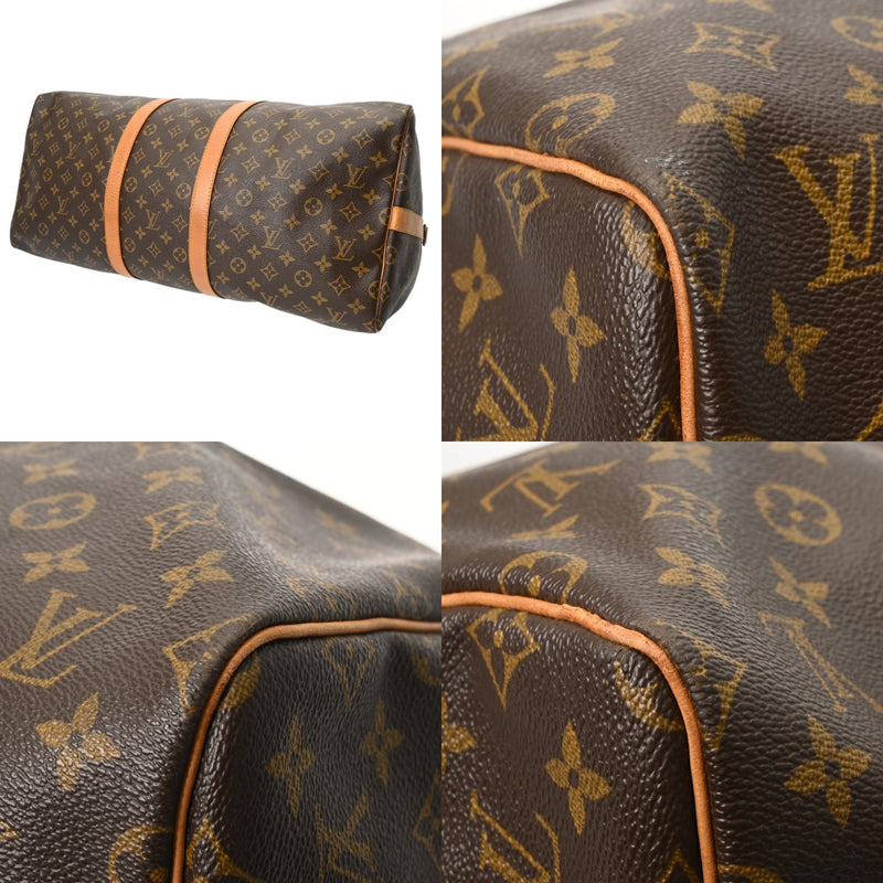 LOUIS VUITTON ルイヴィトン モノグラム キーポル バンドリエール 55 ブラウン M41414 ユニセックス モノグラムキャンバス ボストンバッグ Bランク 中古 銀蔵