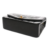 CHANEL シャネル マトラッセ ダイアナ チェーンショルダー 22cm ブラック A01164 レディース ラムスキン ショルダーバッグ Bランク 中古 銀蔵