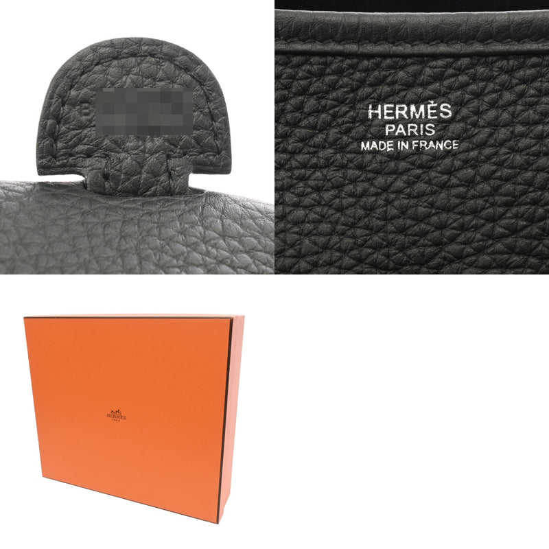 HERMES エルメス エブリン エヴリン3 PM ブラック B刻印(2023年頃) ユニセックス トリヨンクレマンス ショルダーバッグ Aランク 中古 銀蔵