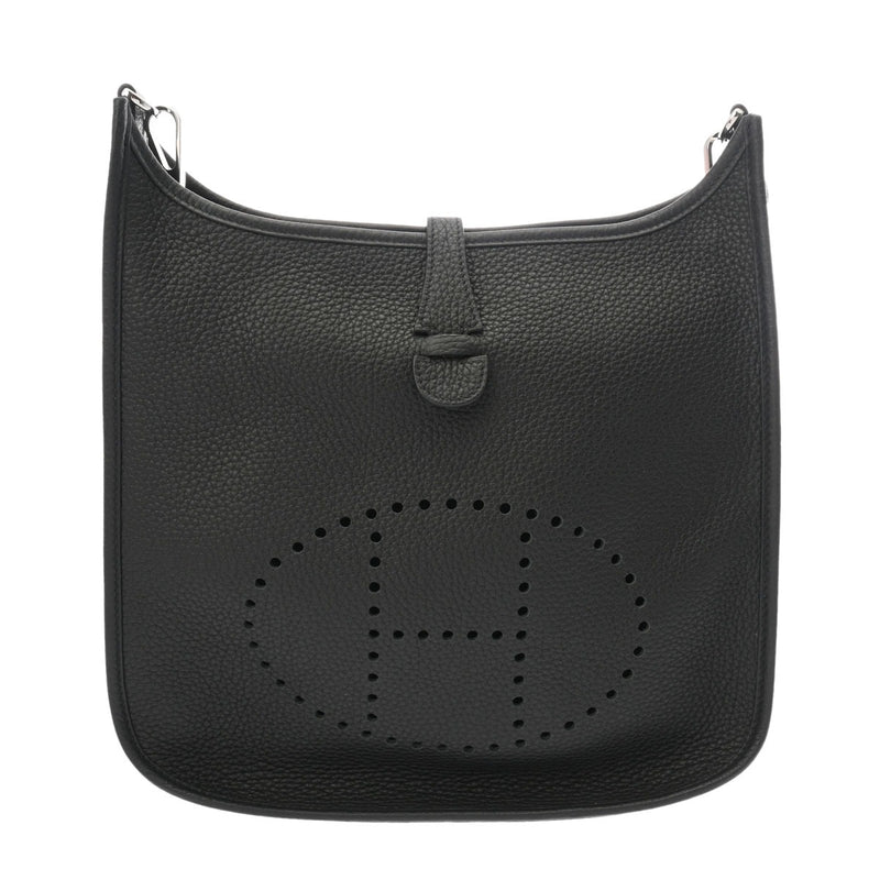 HERMES エルメス エブリン エヴリン3 PM ブラック B刻印(2023年頃) ユニセックス トリヨンクレマンス ショルダーバッグ Aランク 中古 銀蔵