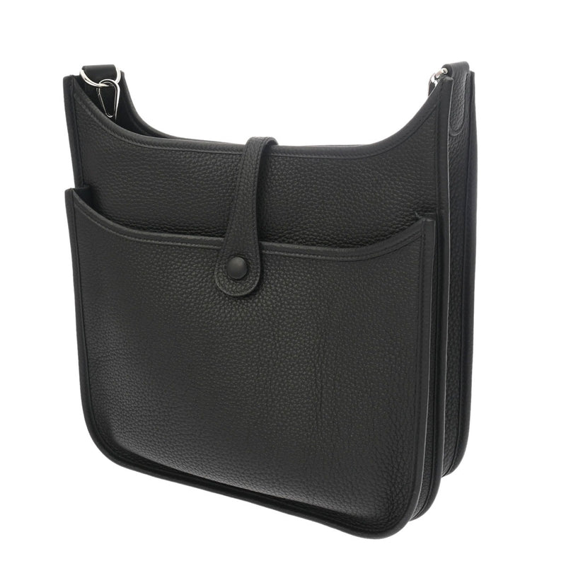 HERMES エルメス エブリン エヴリン3 PM ブラック B刻印(2023年頃) ユニセックス トリヨンクレマンス ショルダーバッグ Aランク 中古 銀蔵