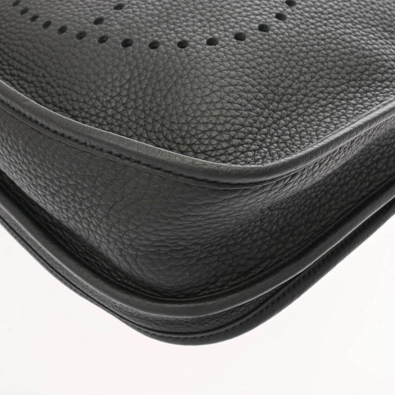 HERMES エルメス エブリン エヴリン3 PM ブラック B刻印(2023年頃) ユニセックス トリヨンクレマンス ショルダーバッグ Aランク 中古 銀蔵