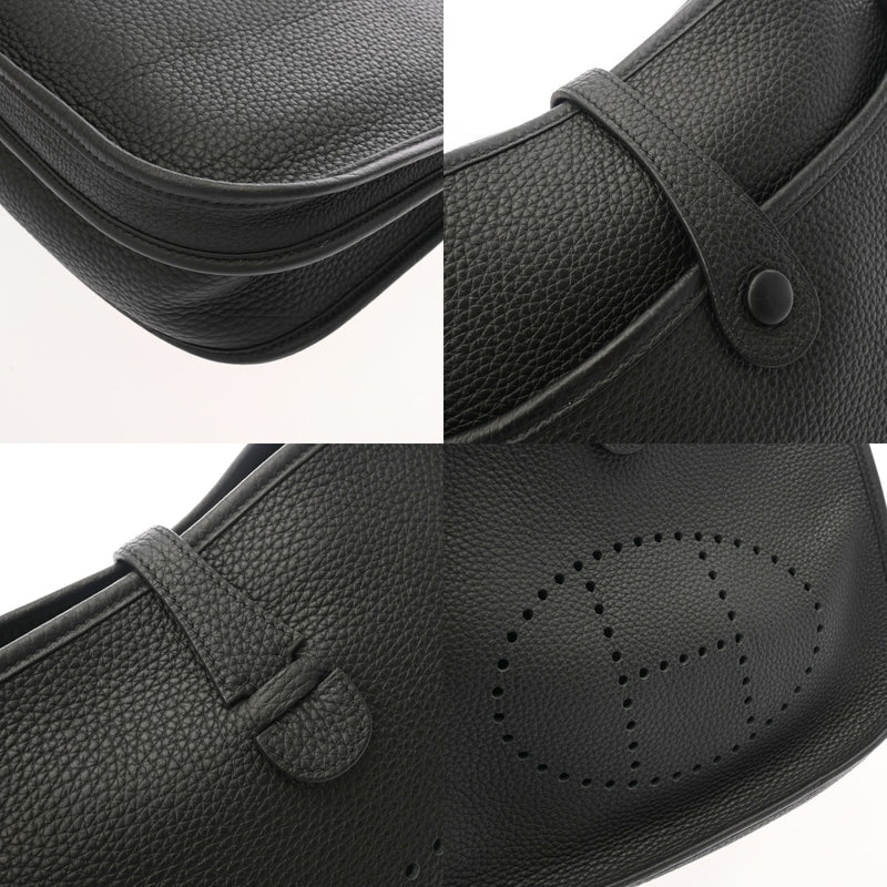 HERMES エルメス エブリン エヴリン3 PM ブラック B刻印(2023年頃) ユニセックス トリヨンクレマンス ショルダーバッグ Aランク 中古 銀蔵