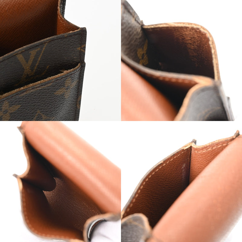 LOUIS VUITTON ルイヴィトン モノグラム シガレットケース ブラウン M63024 ユニセックス モノグラムキャンバス ブランド小物 Bランク 中古 銀蔵