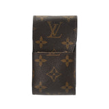 LOUIS VUITTON ルイヴィトン モノグラム シガレットケース ブラウン M63024 ユニセックス モノグラムキャンバス ブランド小物 Bランク 中古 銀蔵