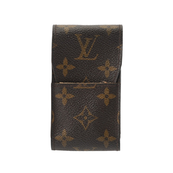 LOUIS VUITTON ルイヴィトン モノグラム シガレットケース ブラウン M63024 ユニセックス モノグラムキャンバス ブランド小物 Bランク 中古 銀蔵