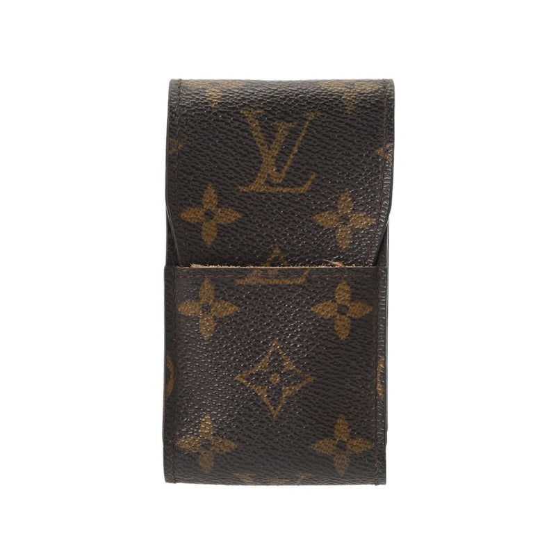 LOUIS VUITTON ルイヴィトン モノグラム シガレットケース ブラウン M63024 ユニセックス モノグラムキャンバス ブランド小物 Bランク 中古 銀蔵