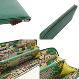 HERMES エルメス アザップロング シルクイン ヴェールジェイド シルバー金具 Z刻印(2021年頃) レディース エプソン 長財布 Bランク 中古 銀蔵