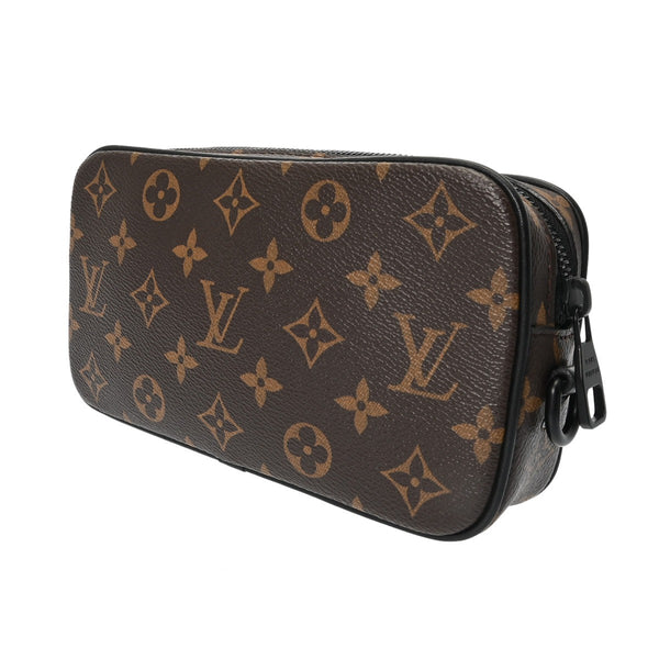 LOUIS VUITTON ルイヴィトン モノグラム ソーラーレイ ポシェットヴォルガ ブラウン M44458 メンズ モノグラムキャンバス セカンドバッグ ABランク 中古 銀蔵