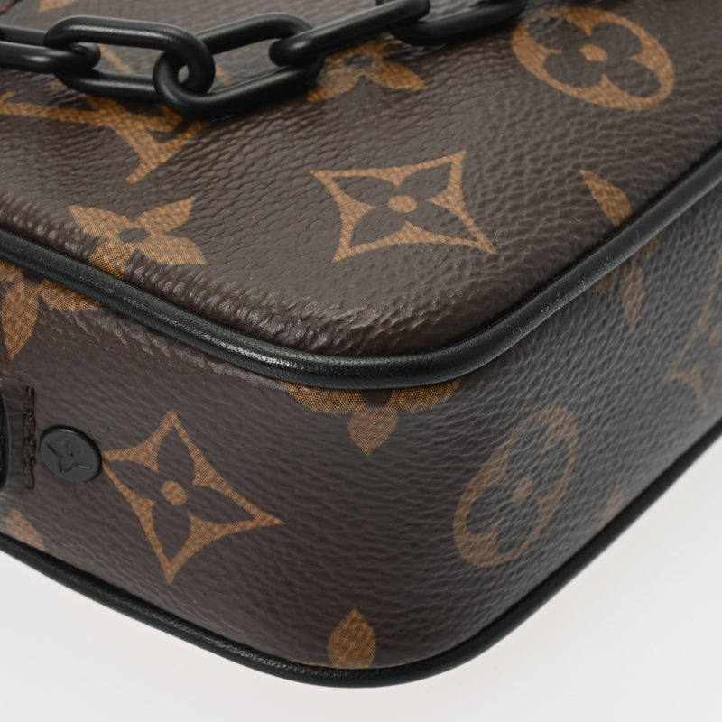 LOUIS VUITTON ルイヴィトン モノグラム ソーラーレイ ポシェットヴォルガ ブラウン M44458 メンズ モノグラムキャンバス セカンドバッグ ABランク 中古 銀蔵