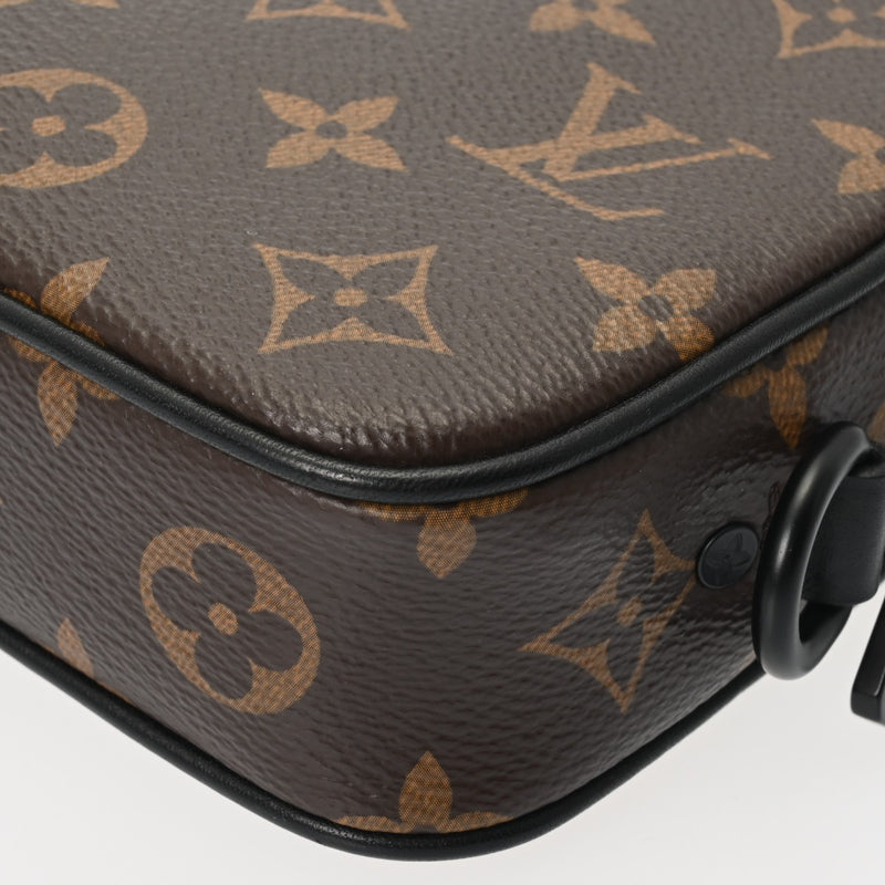 LOUIS VUITTON ルイヴィトン モノグラム ソーラーレイ ポシェットヴォルガ ブラウン M44458 メンズ モノグラムキャンバス セカンドバッグ ABランク 中古 銀蔵