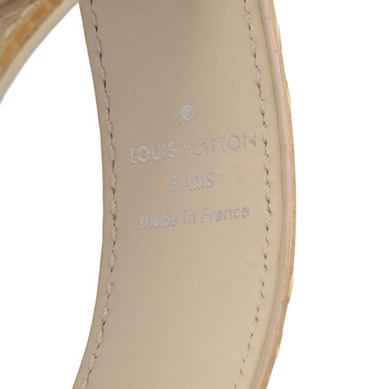 LOUIS VUITTON ルイヴィトン モノグラム ポルトクレドラゴンヌ トランスパラン ホワイト M68674 ユニセックス キーホルダー Bランク 中古 銀蔵