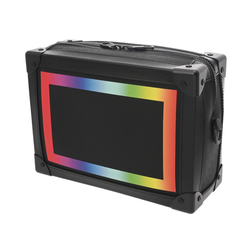 LOUIS VUITTON ルイヴィトン タイガ レインボー ソフトトランク ノワール/レインボー M30341 メンズ レザー ショルダーバッグ 未使用 銀蔵