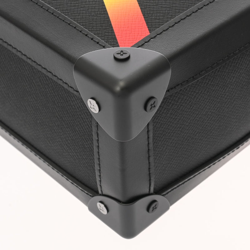 LOUIS VUITTON ルイヴィトン タイガ レインボー ソフトトランク ノワール/レインボー M30341 メンズ レザー ショルダーバッグ 未使用 銀蔵