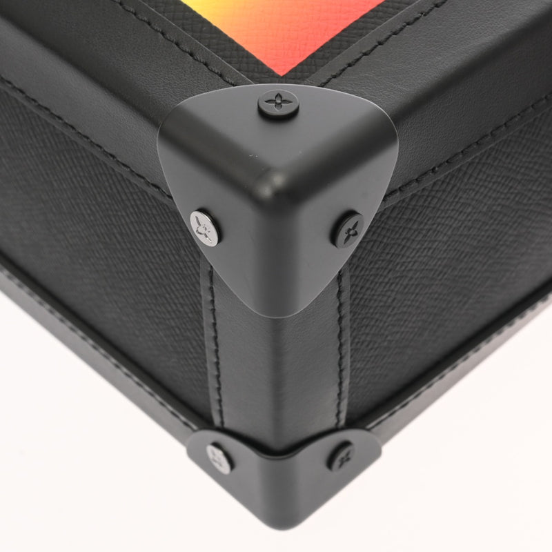 LOUIS VUITTON ルイヴィトン タイガ レインボー ソフトトランク ノワール/レインボー M30341 メンズ レザー ショルダーバッグ 未使用 銀蔵