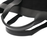 BALENCIAGA バレンシアガ 無地 ブラック ユニセックス キャンバス レザー トートバッグ ABランク 中古 銀蔵