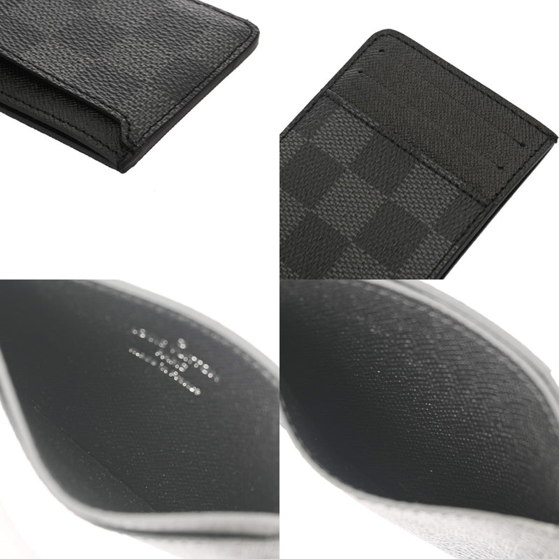 LOUIS VUITTON ルイヴィトン ダミエグラフィット ネオポルトカルト ブラック N62666 メンズ ダミエキャンバス カードケース Aランク 中古 銀蔵