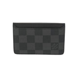 LOUIS VUITTON ルイヴィトン ダミエグラフィット ネオポルトカルト ブラック N62666 メンズ ダミエキャンバス カードケース Aランク 中古 銀蔵