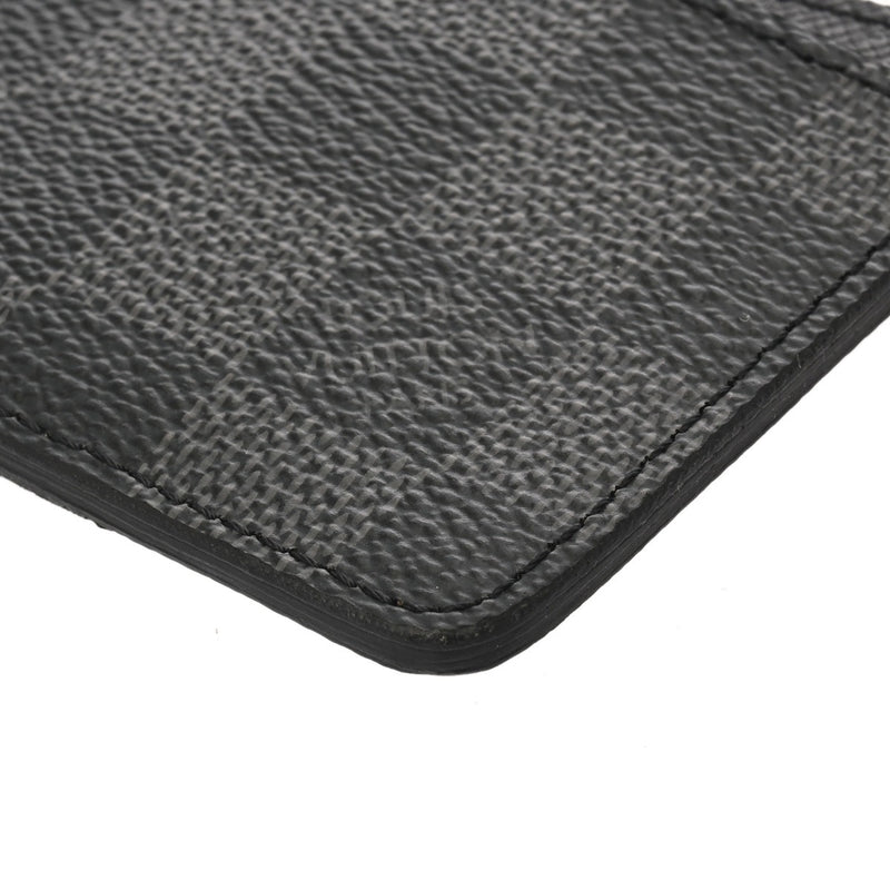 LOUIS VUITTON ルイヴィトン ダミエグラフィット ネオポルトカルト ブラック N62666 メンズ ダミエキャンバス カードケース Aランク 中古 銀蔵