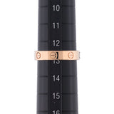 CARTIER カルティエ ミニラブリング 1Pダイヤ #53 12.5号 レディース K18ピンクゴールド PG リング・指輪 Aランク 中古 銀蔵