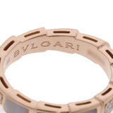 BVLGARI ブルガリ セルペンティ ヴァイパー ダイヤ シェル #49 9号 レディース K18ピンクゴールド PG リング・指輪 Aランク 中古 銀蔵