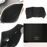 LOUIS VUITTON ルイヴィトン モノグラムアンプラント ポルトフォイユ ヴィクトリーヌ ノワール M64060 レディース レザー 三つ折り財布 ABランク 中古 銀蔵
