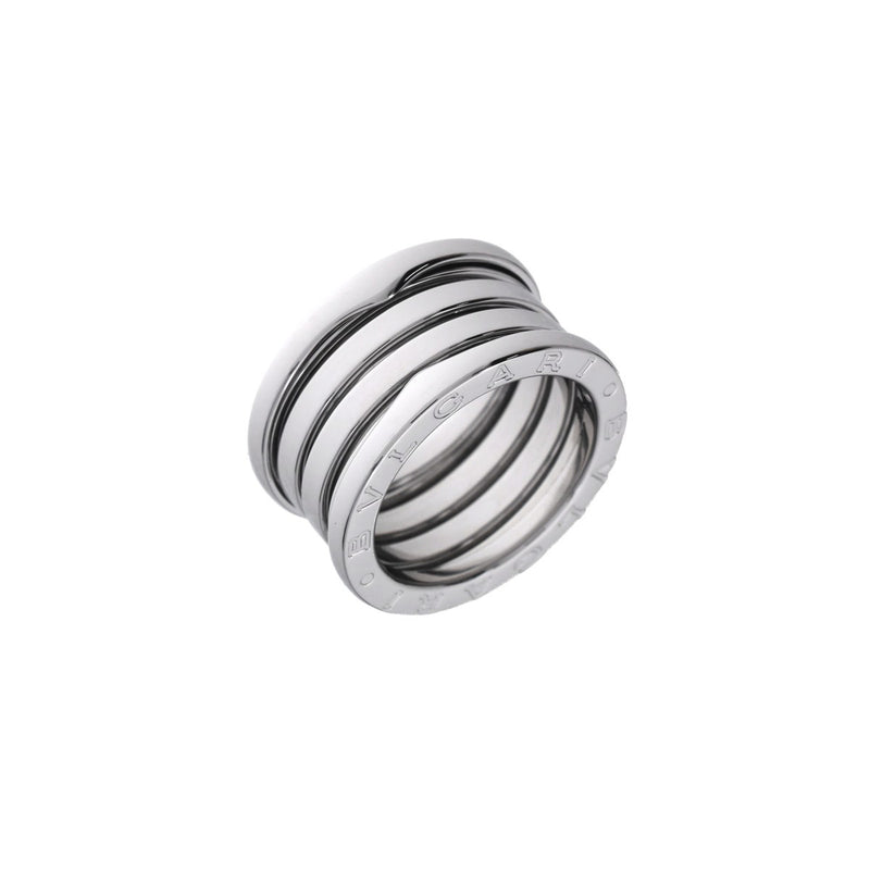 BVLGARI ブルガリ B-ZERO1 Mサイズ #50 9号 レディース K18ホワイトゴールド WG リング・指輪 Aランク 中古 銀蔵