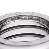 BVLGARI ブルガリ B-ZERO1 Mサイズ #50 9号 レディース K18ホワイトゴールド WG リング・指輪 Aランク 中古 銀蔵