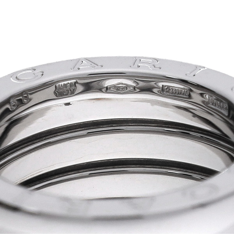 BVLGARI ブルガリ B-ZERO1 Mサイズ #50 9号 レディース K18ホワイトゴールド WG リング・指輪 Aランク 中古 銀蔵