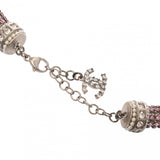 CHANEL シャネル ネックレス ラインストーン 17年モデル　 ピンク レディース ラインストーン チョーカー Aランク 中古 銀蔵