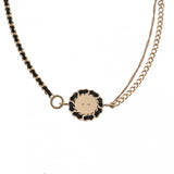 CHANEL シャネル ココマーク ロングネックレス 16年モデル ブラック レディース GP ネックレス Aランク 中古 銀蔵