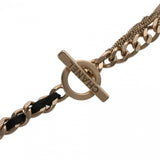 CHANEL シャネル ココマーク ロングネックレス 16年モデル ブラック レディース GP ネックレス Aランク 中古 銀蔵