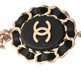 CHANEL シャネル ココマーク ロングネックレス 16年モデル ブラック レディース GP ネックレス Aランク 中古 銀蔵