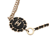 CHANEL シャネル ココマーク ロングネックレス 16年モデル ブラック レディース GP ネックレス Aランク 中古 銀蔵
