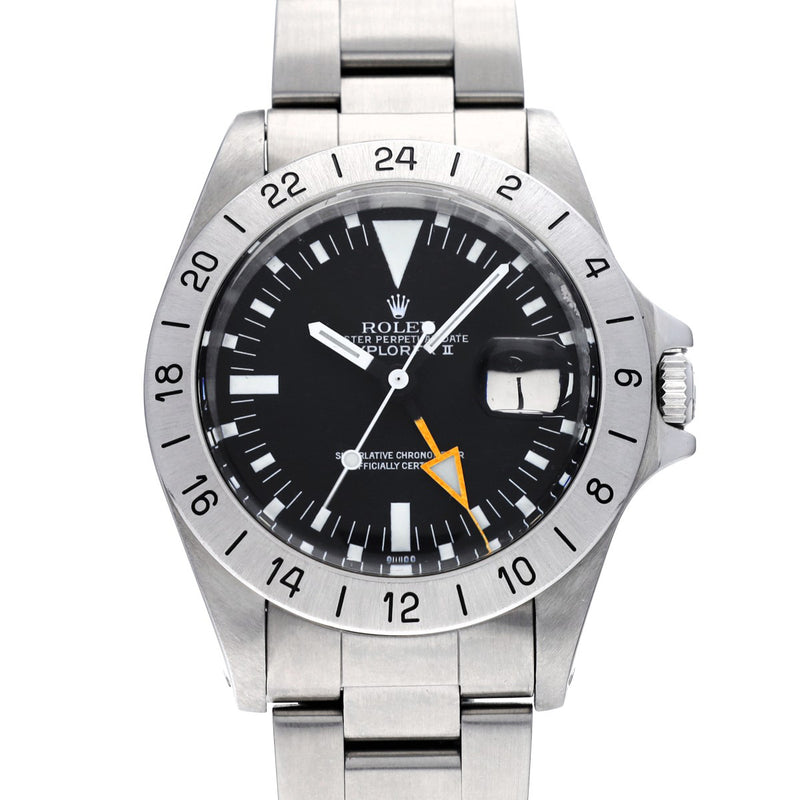 ロレックス エクスプローラーII 1655 44番台(ケース交換) ブラック メンズ 腕時計 自動巻き 中古 銀蔵