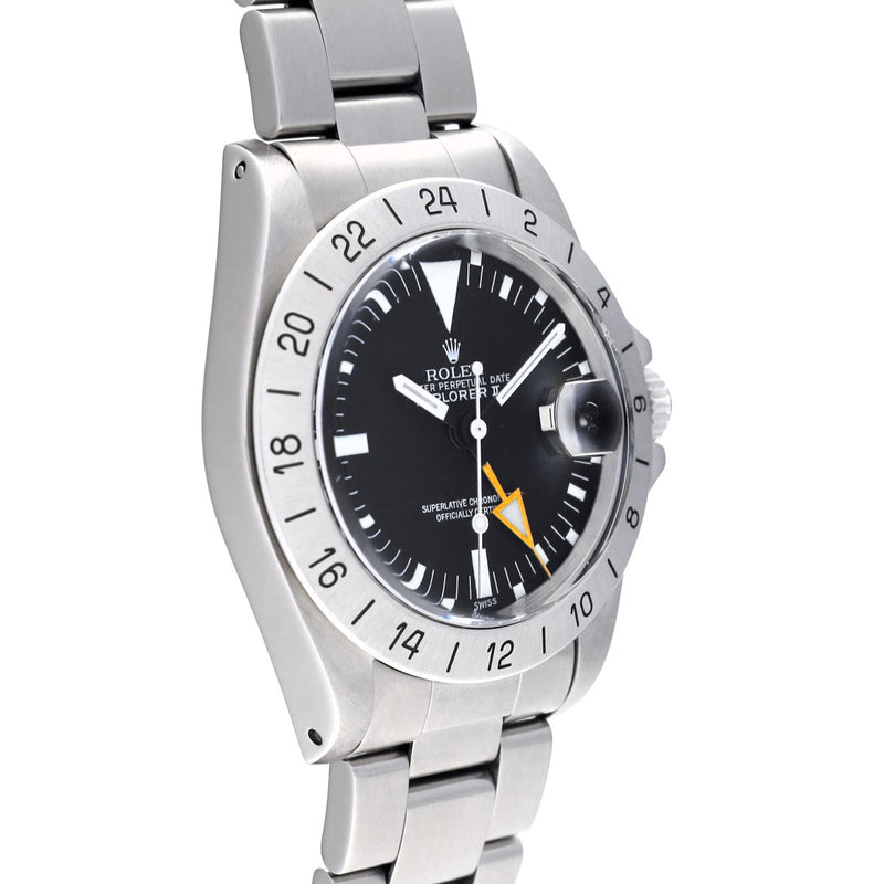 ロレックス エクスプローラーII 1655 44番台(ケース交換) ブラック メンズ 腕時計 自動巻き 中古 銀蔵