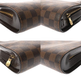 LOUIS VUITTON ルイヴィトン ダミエ サンルイ ブラウン N51993 メンズ ダミエキャンバス セカンドバッグ Bランク 中古 銀蔵