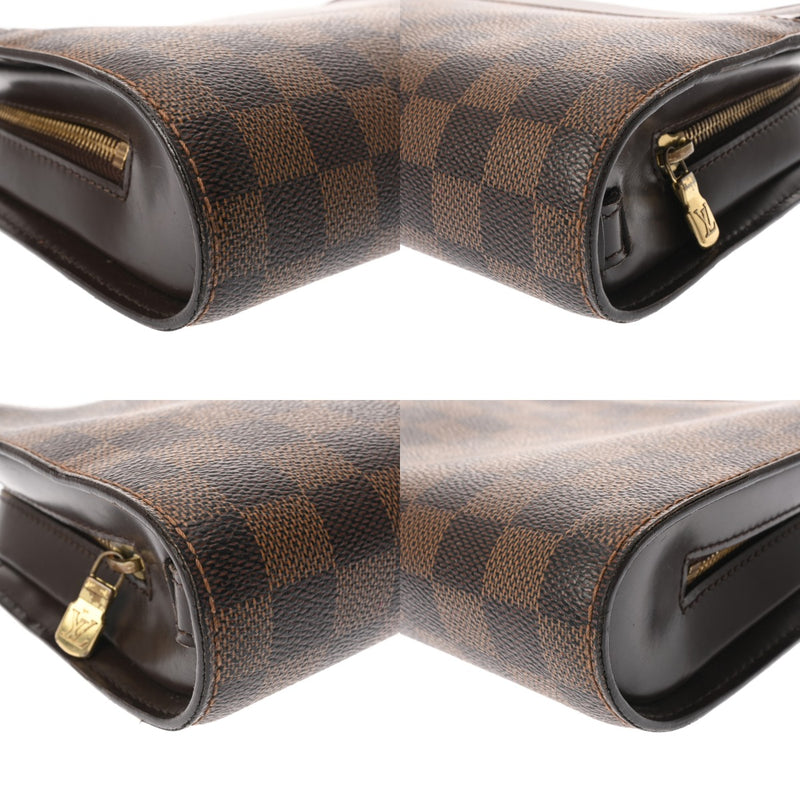 LOUIS VUITTON ルイヴィトン ダミエ サンルイ ブラウン N51993 メンズ ダミエキャンバス セカンドバッグ Bランク 中古 銀蔵