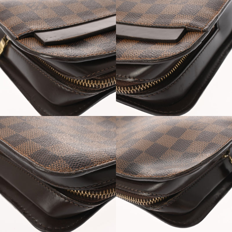 LOUIS VUITTON ルイヴィトン ダミエ サンルイ ブラウン N51993 メンズ ダミエキャンバス セカンドバッグ Bランク 中古 銀蔵