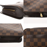 LOUIS VUITTON ルイヴィトン ダミエ サンルイ ブラウン N51993 メンズ ダミエキャンバス セカンドバッグ Bランク 中古 銀蔵