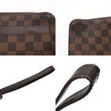 LOUIS VUITTON ルイヴィトン ダミエ サンルイ ブラウン N51993 メンズ ダミエキャンバス セカンドバッグ Bランク 中古 銀蔵